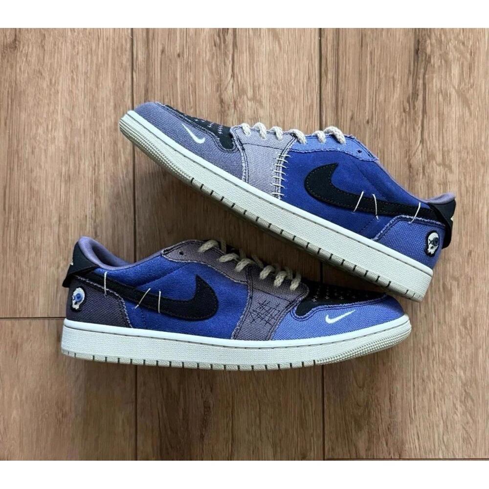 Size 7.5 - Zion Williamson x Air Jordan 1 Low Voodoo Alternate - Picture 2 of 5